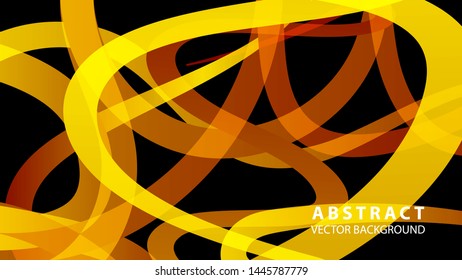 Abstract curve line wave background - vector