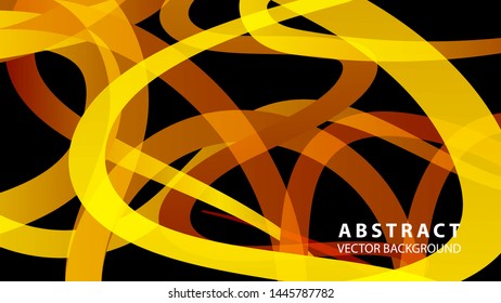 Abstract curve line wave background - vector