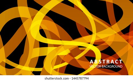 Abstract curve line wave background - vector