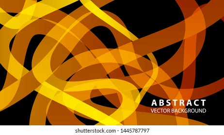 Abstract curve line wave background - vector
