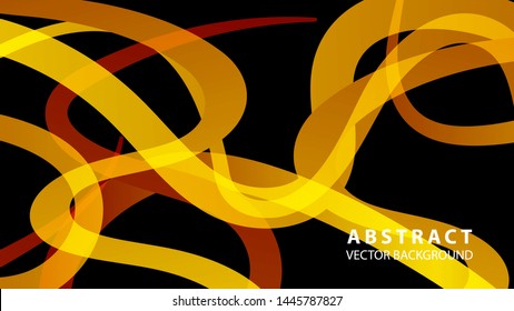 Abstract curve line wave background - vector
