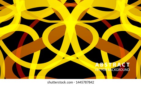 Abstract curve line wave background - vector