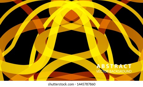 Abstract curve line wave background - vector