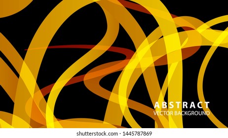 Abstract curve line wave background - vector