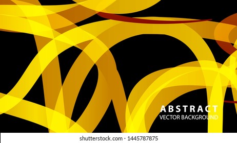 Abstract curve line wave background - vector