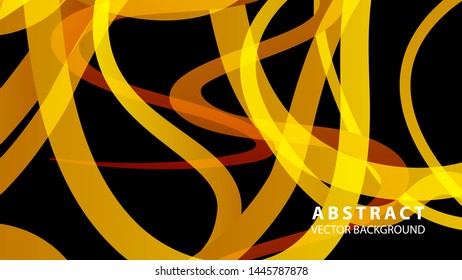Abstract curve line wave background - vector