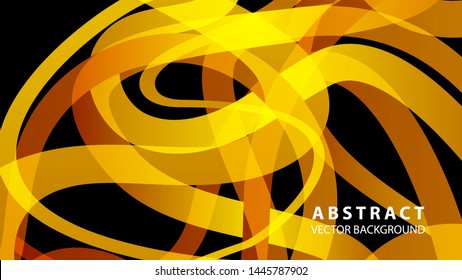 Abstract curve line wave background - vector