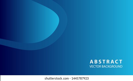 Abstract curve line wave background - vector