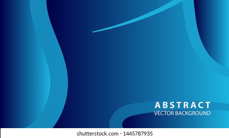 Abstract curve line wave background - vector
