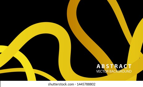 Abstract curve line wave background - vector