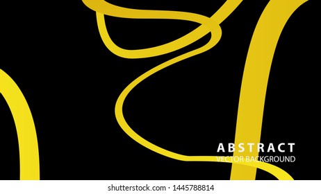 Abstract curve line wave background - vector