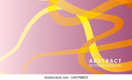 Abstract curve line wave background - vector