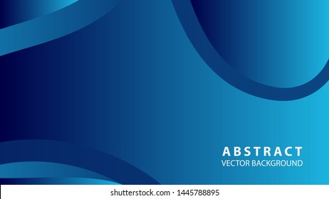 Abstract curve line wave background - vector