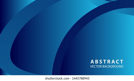 Abstract curve line wave background - vector