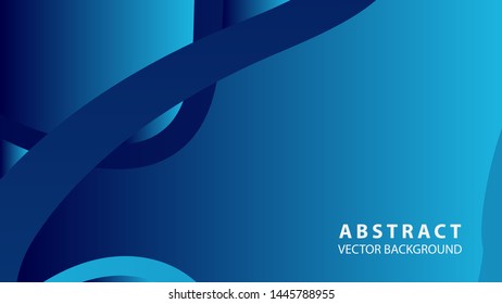Abstract curve line wave background - vector
