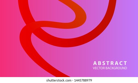 Abstract curve line wave background - vector