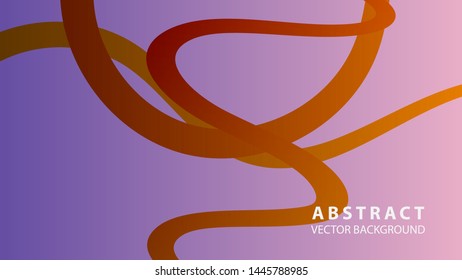 Abstract curve line wave background - vector