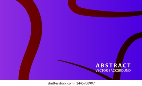 Abstract curve line wave background - vector
