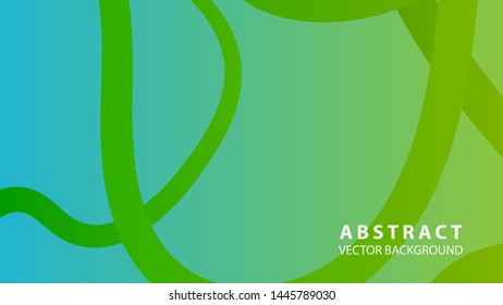 Abstract curve line wave background - vector