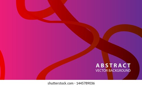 Abstract curve line wave background - vector