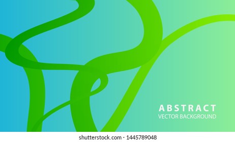 Abstract curve line wave background - vector