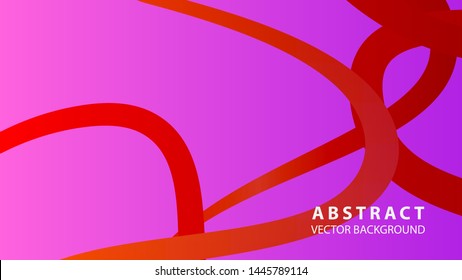 Abstract curve line wave background - vector