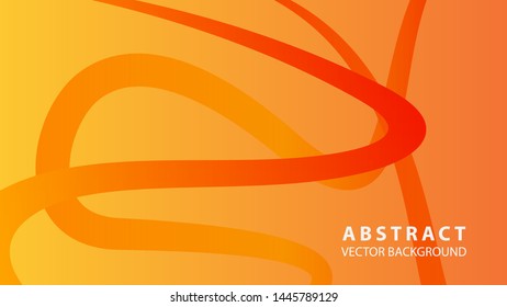 Abstract curve line wave background - vector