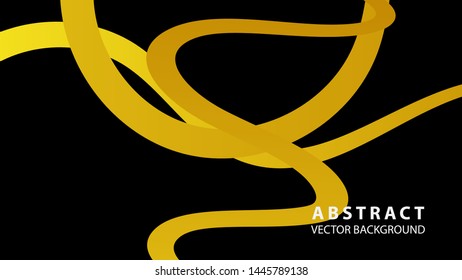 Abstract curve line wave background - vector