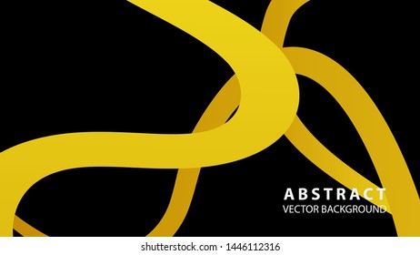 Abstract curve line wave background - vector
