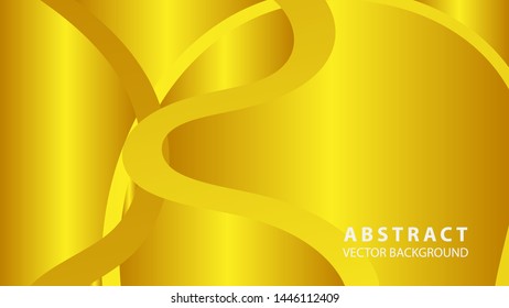 Abstract curve line wave background - vector
