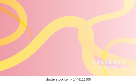 Abstract curve line wave background - vector

