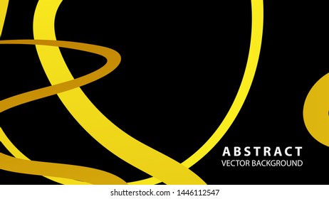 Abstract curve line wave background - vector
