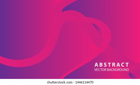 Abstract curve line wave background - vector