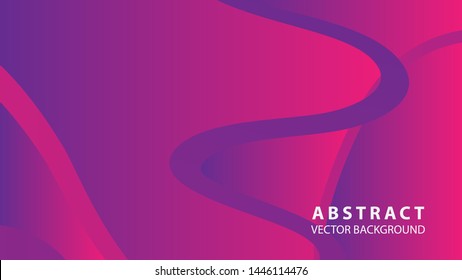Abstract curve line wave background - vector