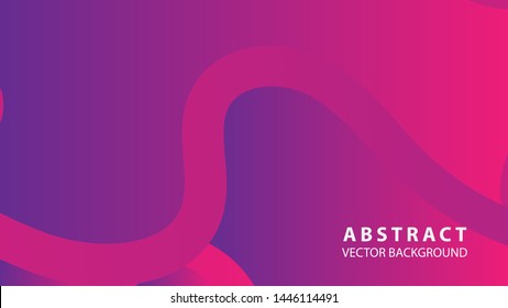 Abstract curve line wave background - vector