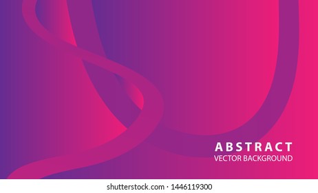 Abstract curve line wave background - vector