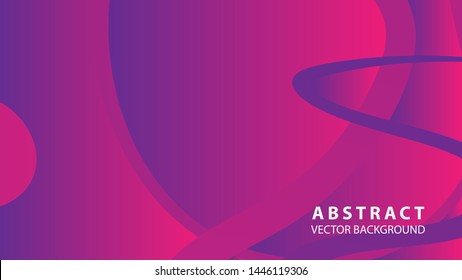 Abstract curve line wave background - vector