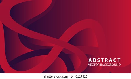 Abstract curve line wave background - vector