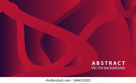 Abstract curve line wave background - vector