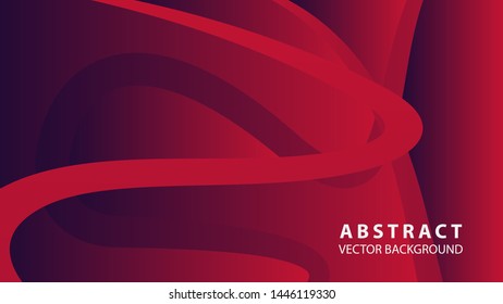 Abstract curve line wave background - vector