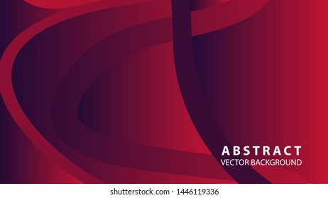Abstract curve line wave background - vector