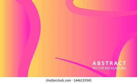 Abstract curve line wave background - vector