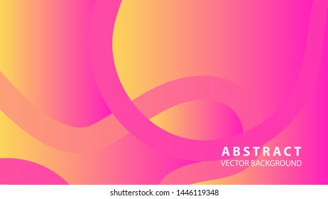 Abstract curve line wave background - vector