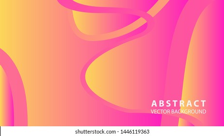 Abstract curve line wave background - vector