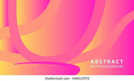 Abstract curve line wave background - vector