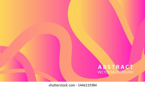 Abstract curve line wave background - vector