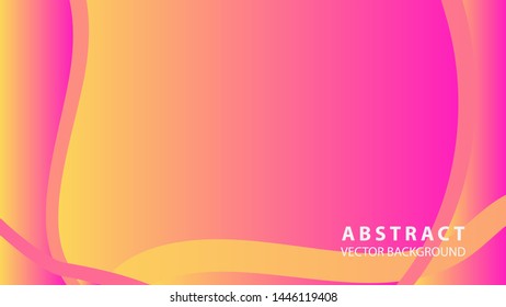 Abstract curve line wave background - vector