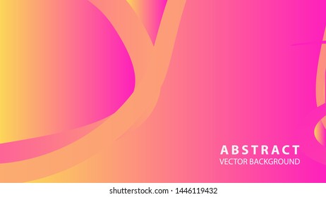 Abstract curve line wave background - vector