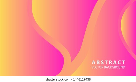 Abstract curve line wave background - vector