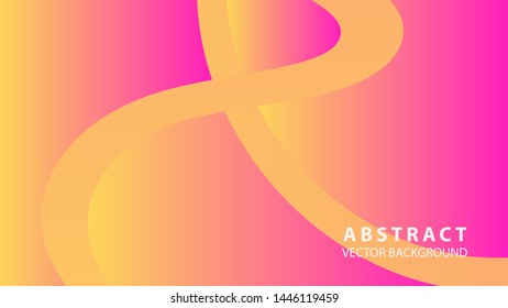 Abstract curve line wave background - vector